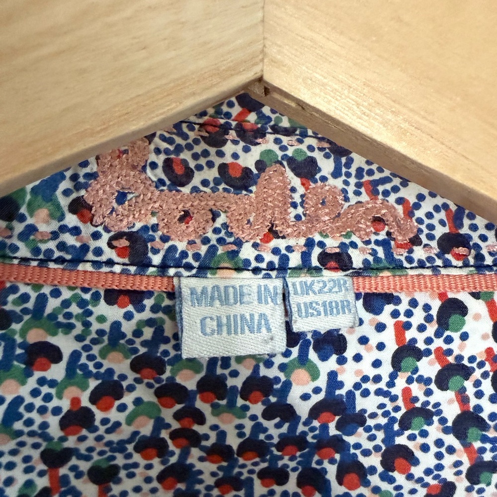 Boden Floral Button Down - Picture 3 of 8